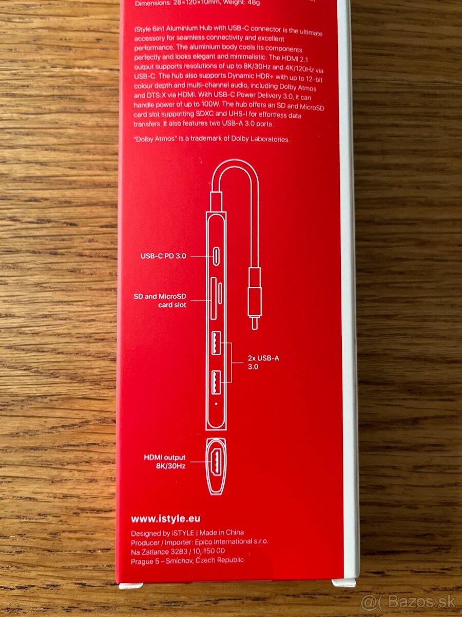 iStyle Aluminium Hub 6in1 USB-C - 4