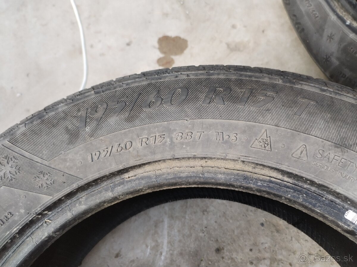 Predám 195/60 r15 - 4