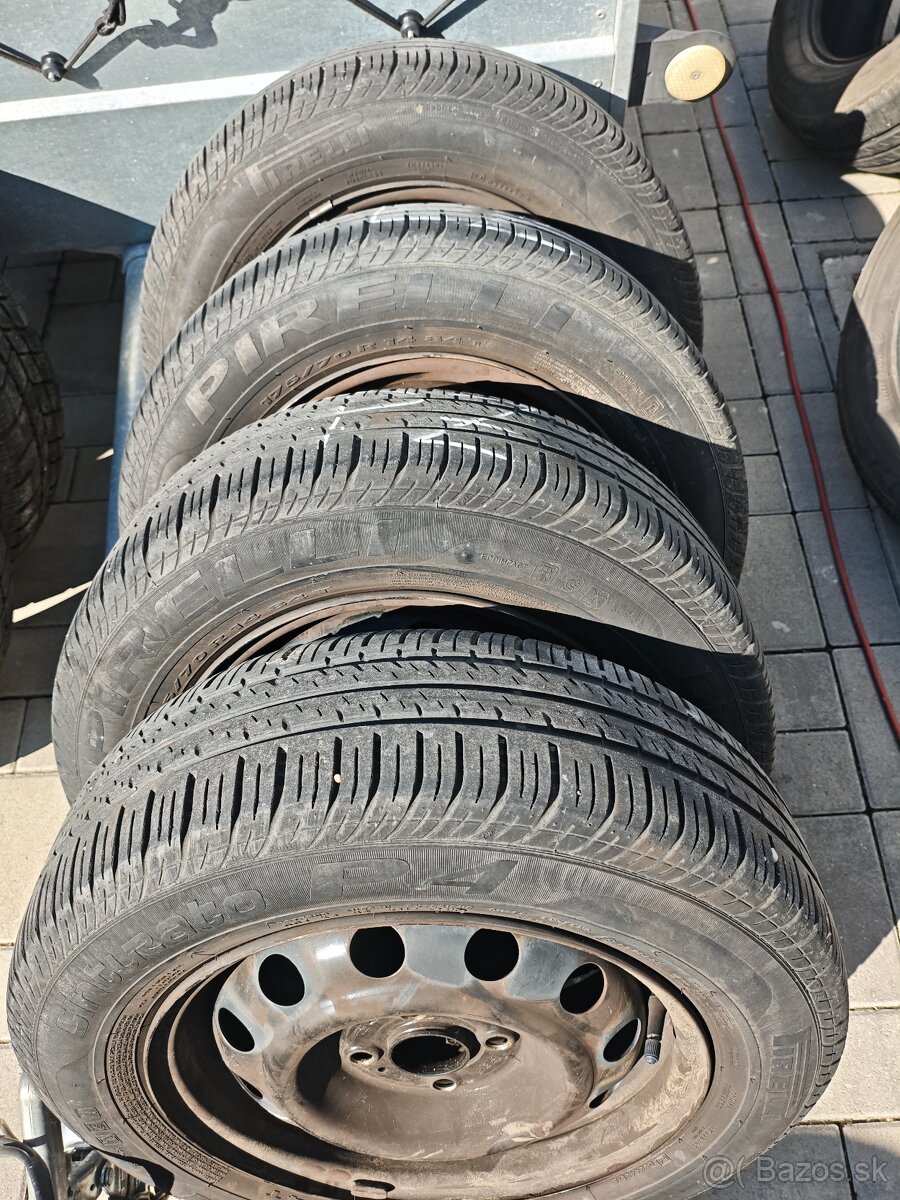 Disky 4x100 pneumatiky 175/70 R14 - 4