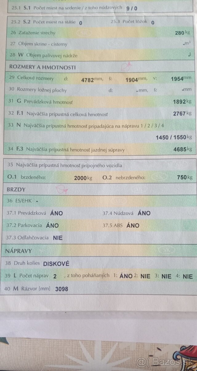 Trafic benzín 2,0 LPG ŤZ 9 miestne - 4