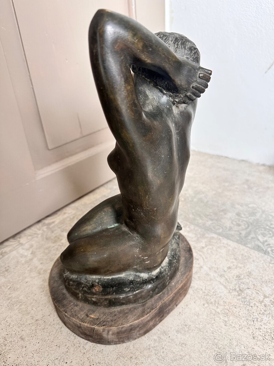 Bronzová socha - akt ? Julius Bártfay ? 1930 - 4
