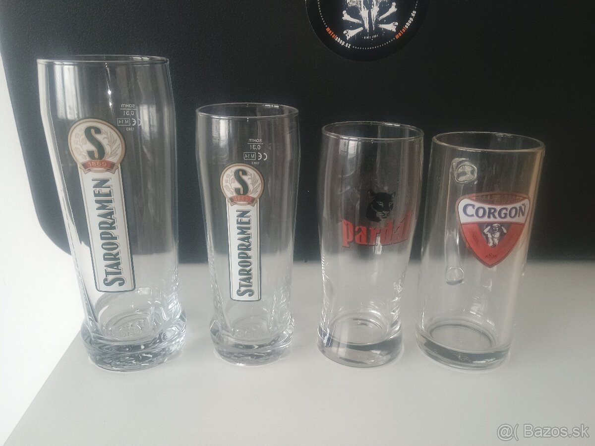 Predám pivné pohare 1/4 - 4