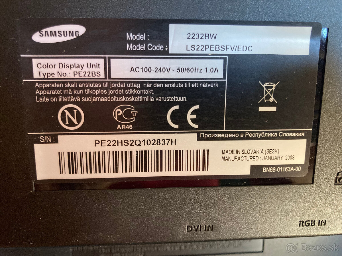 22" monitor SAMSUNG - 4