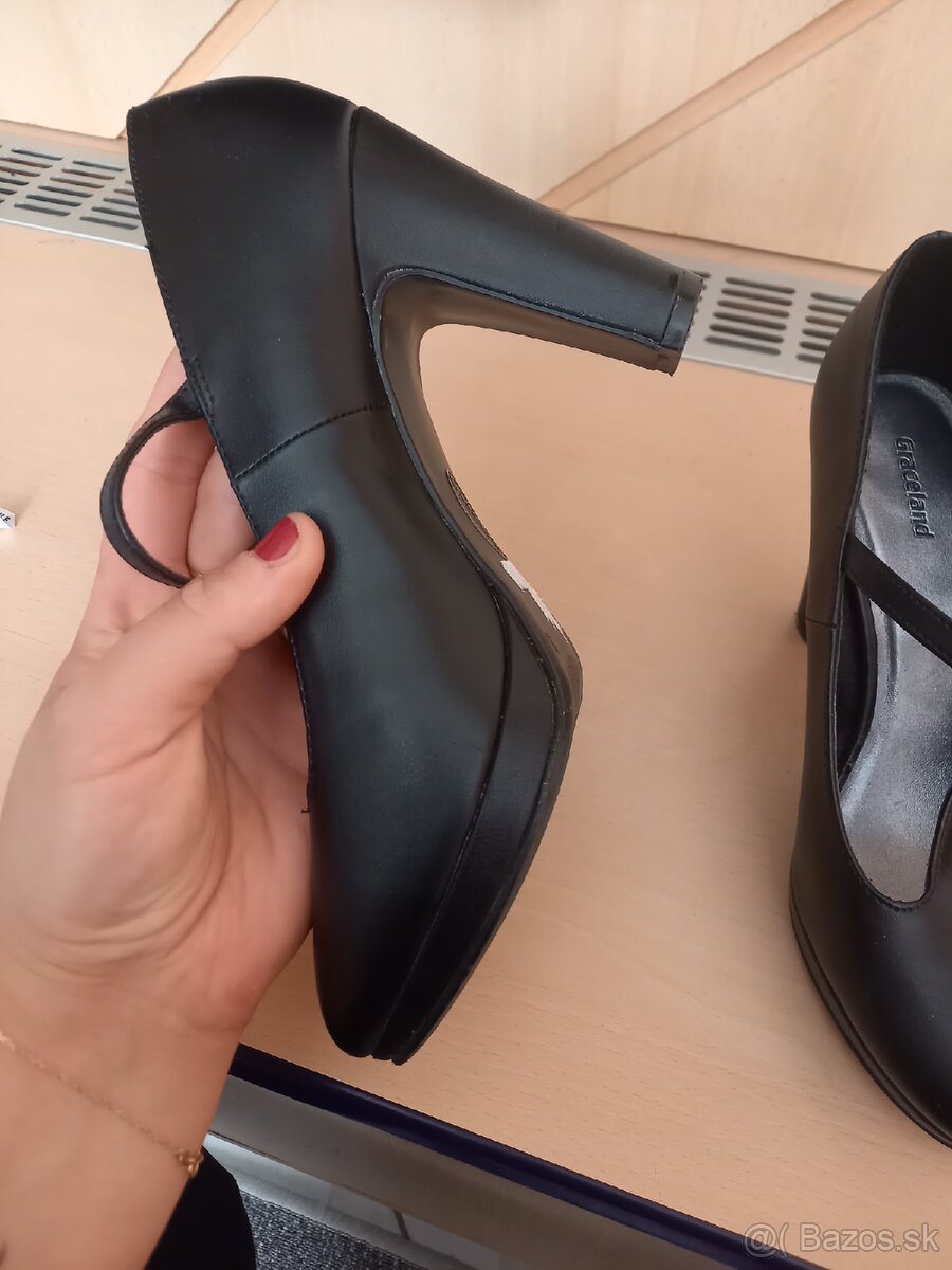 Kožené dámske lodičky Graceland 38 - 4