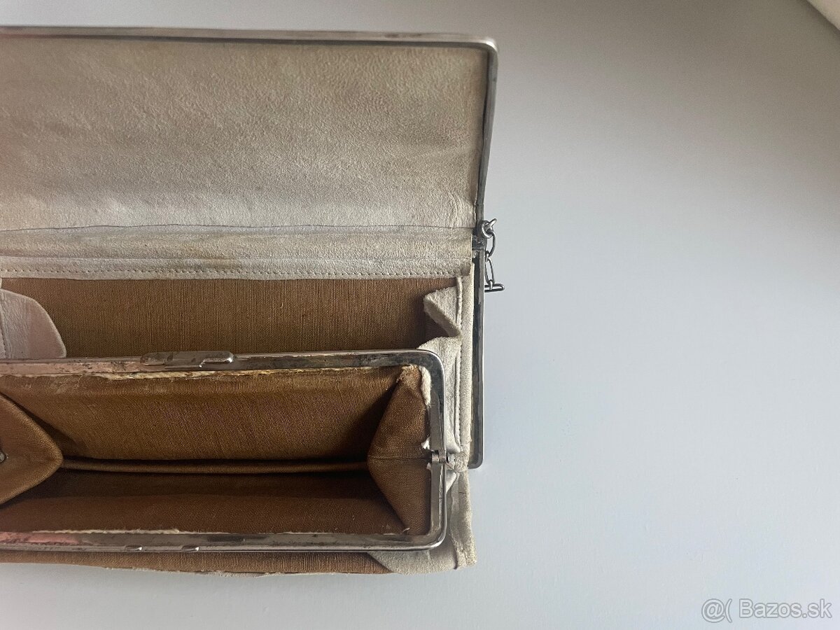 Strieborná bálová kabelka s pavučinovým vzorom 270g - 4