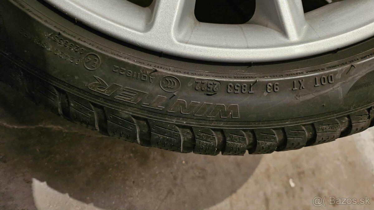 zimne pneu na diskoch na BMW 5 - 4