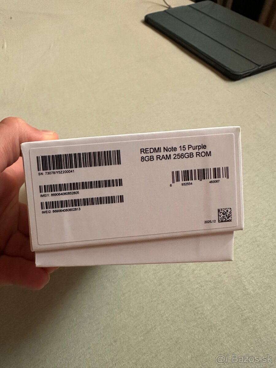 Xiaomi redmi note 15 8/256 - 4