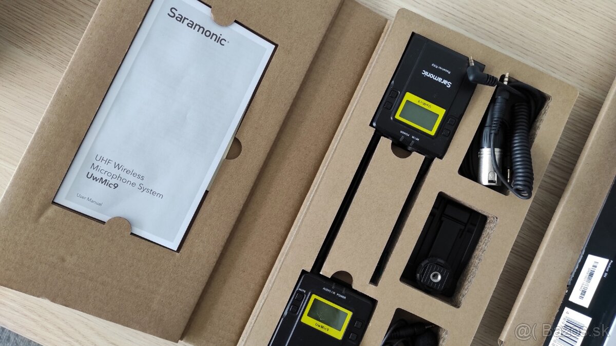 Predám 3 bezdrôtové mikrofóny Saramonic UwMic9 Kit1 - 4