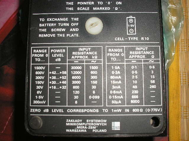 Merací prístroj UM-4B/MERA - 4