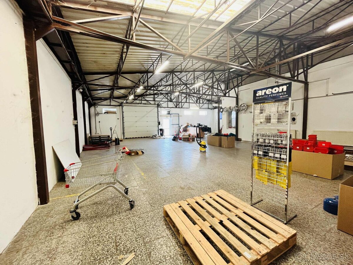 Na prenájom murovaný obchodno-skladový priestor s výmerou 40 - 4