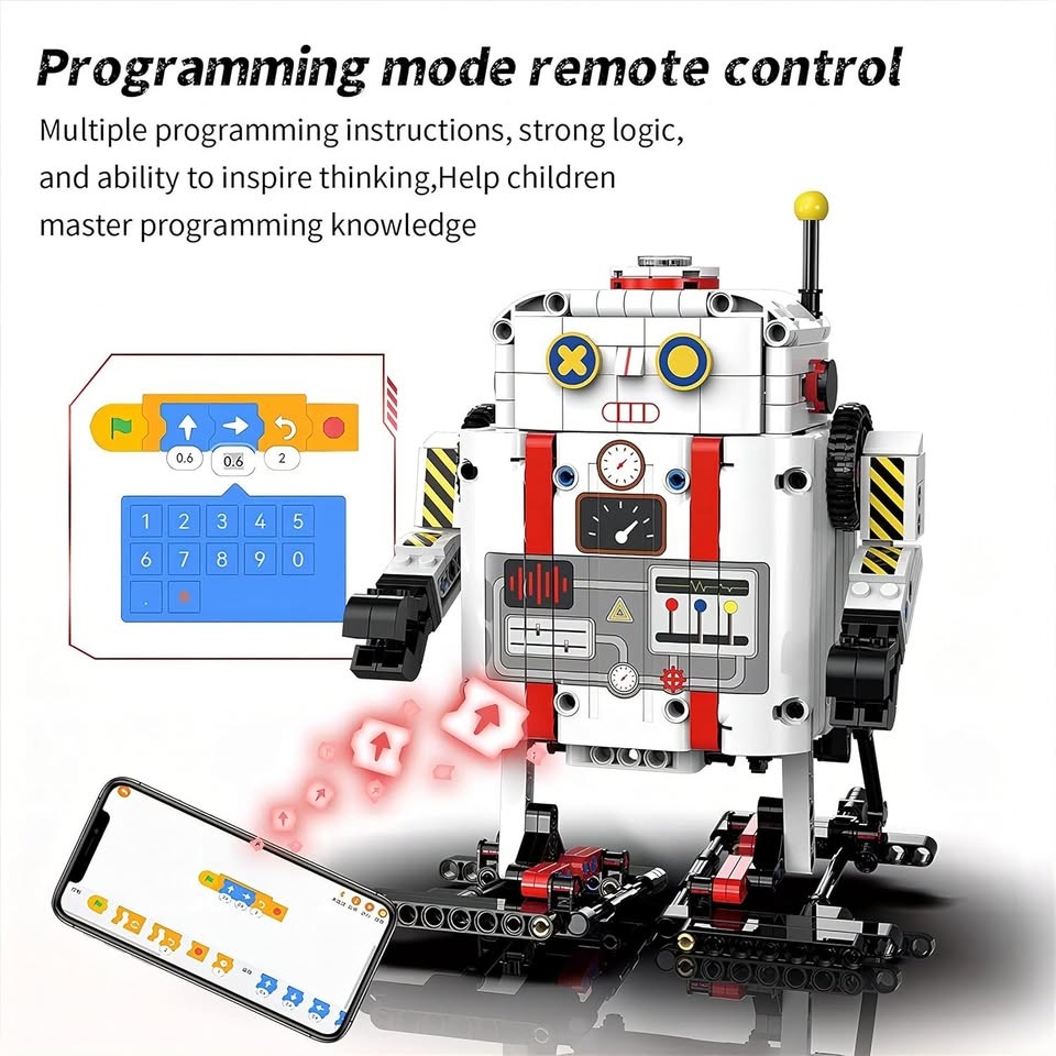 Programovatelná RC stavebnice (robot) - 475 dílků - 4