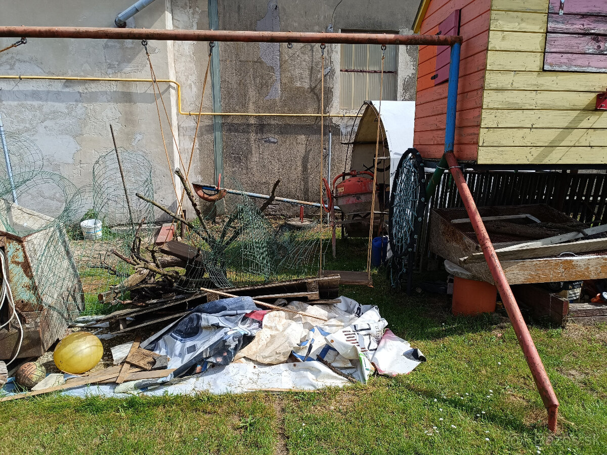 Detský záhradný domček s hojdačkami (oddeliteľné) - 4