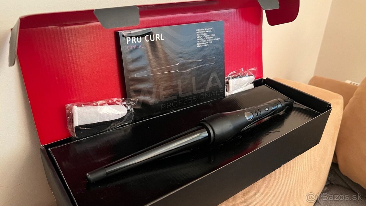 Profesionálna keramická kónická kulma na vlasy - 4