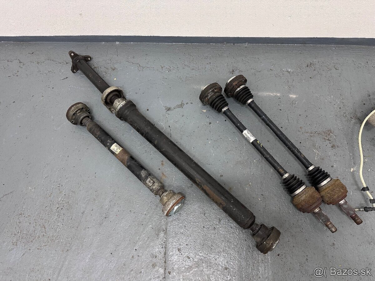 Vw Touareg 3.0tdi diferenciál poloosy podvozok - 4