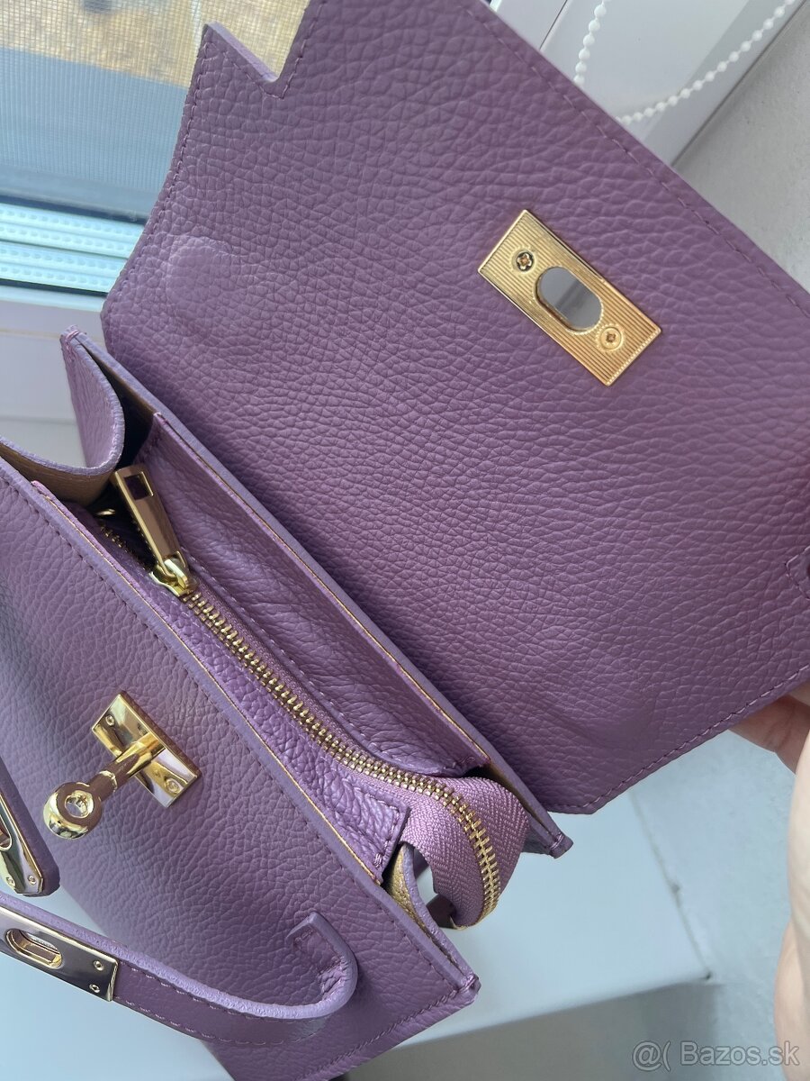 Nová kožená kabelka Vera pelle - 4