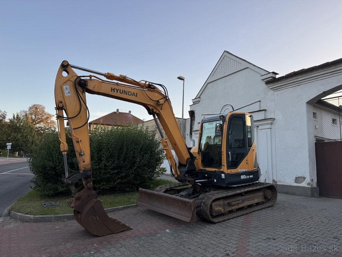 Pásový bagr Hyundai ROBEX 80CR rv2015 CAT 308 Volvo ECR88 - 4
