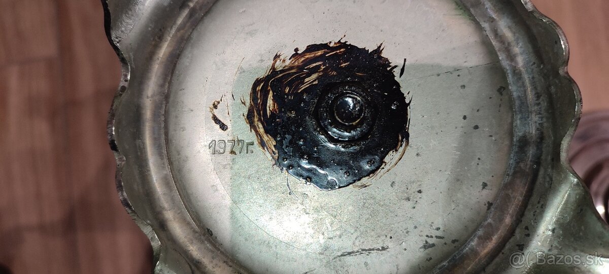 Ruský samovar na drevo,uhlie 1977 - 4