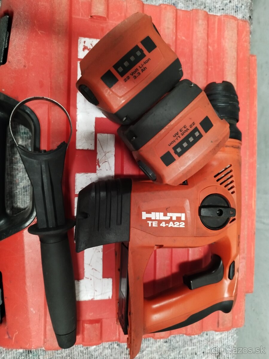 Hilti TE 4-A22 aku vŕtacie kladivo sds plus - 4