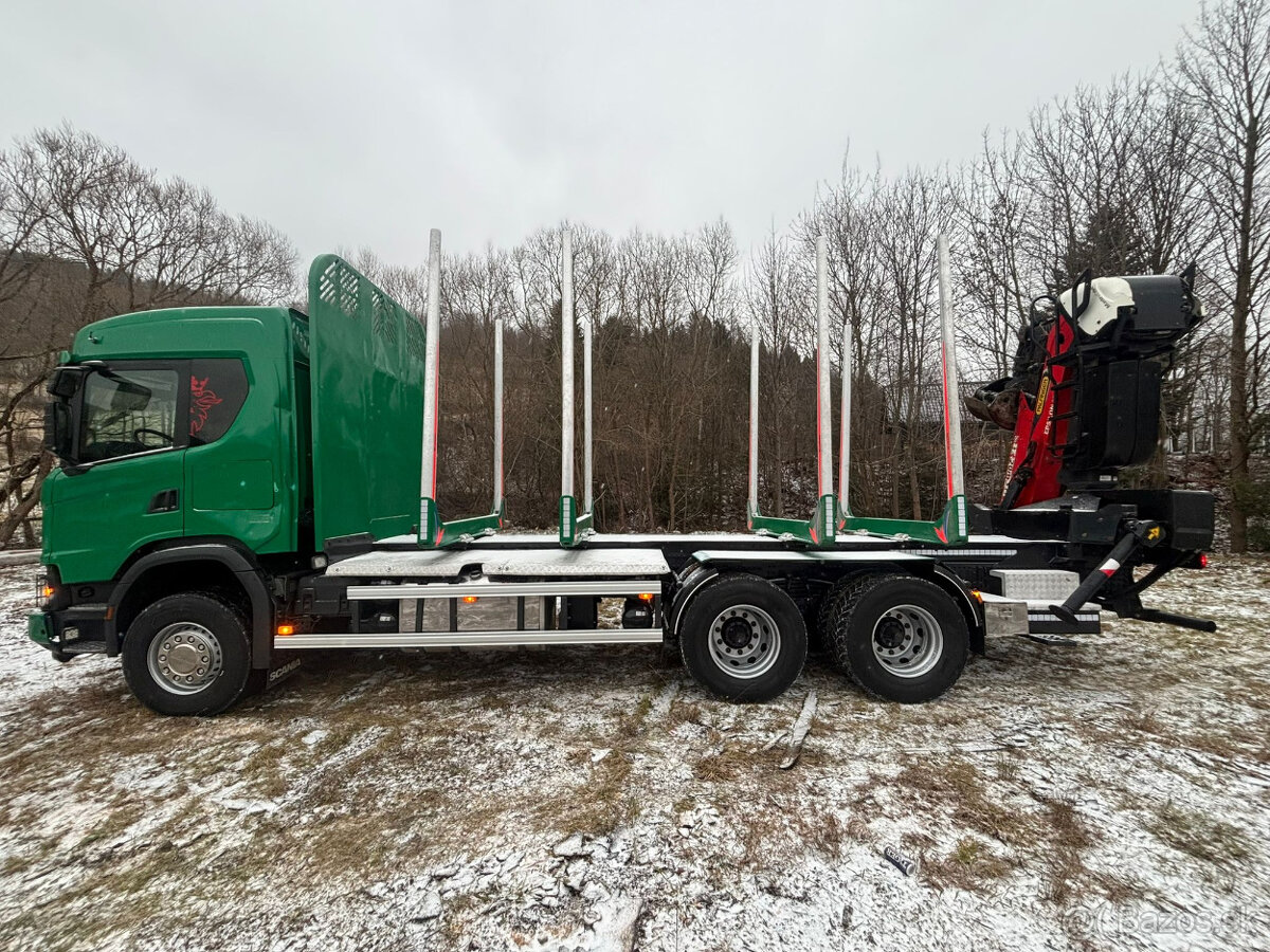 Scania G500 6x4 Lesovoz hydraulicka ruka Epsilon - 4