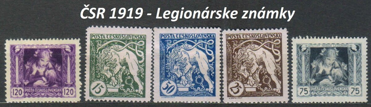 Poštové známky, filatelia: ČSR+ČSSR, slávne série B - 4