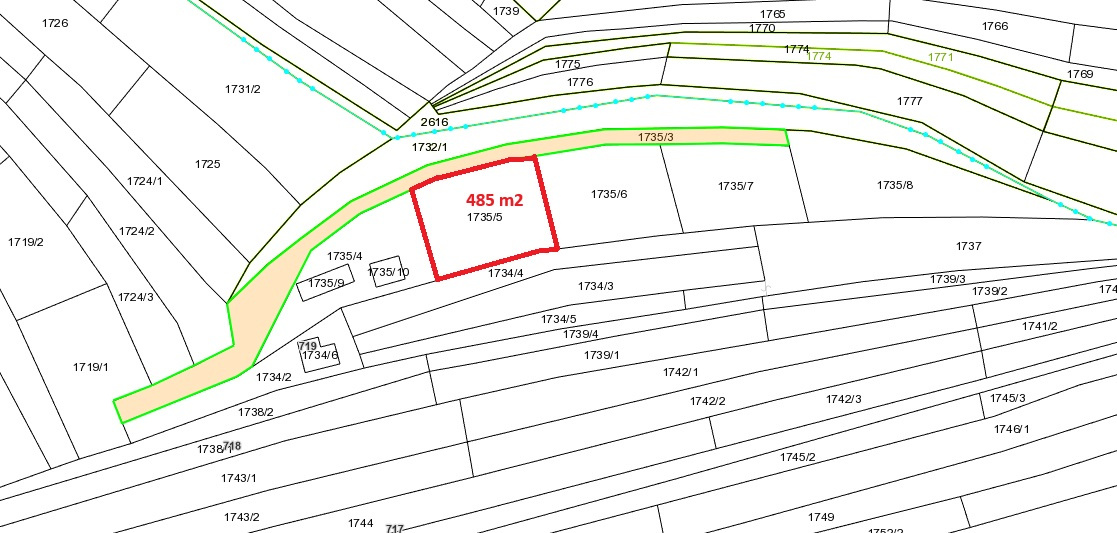 Pozemok na chatu v obci Žemberovce o výmere 485 m2 - 4
