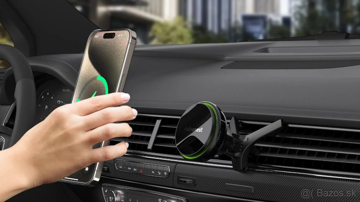 CubeNest S1C2 držiak do auta a bezdôtová nabíjačka - 4