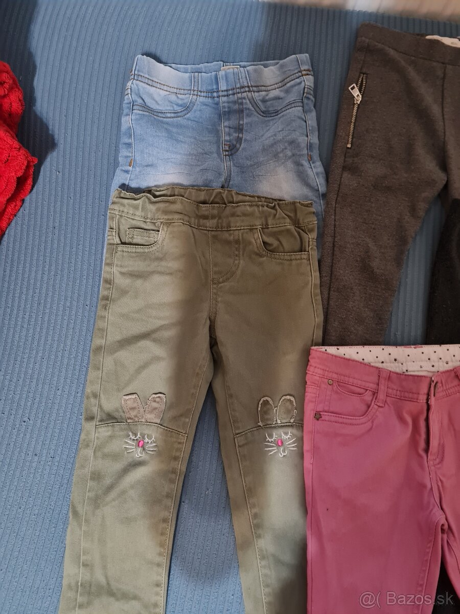 7ks dievčenských nohavíc/riflí - 4