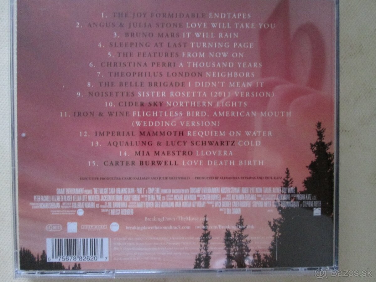 Soundtrack, Hudba k filmu na CD : Evita. Rapunzel - 4