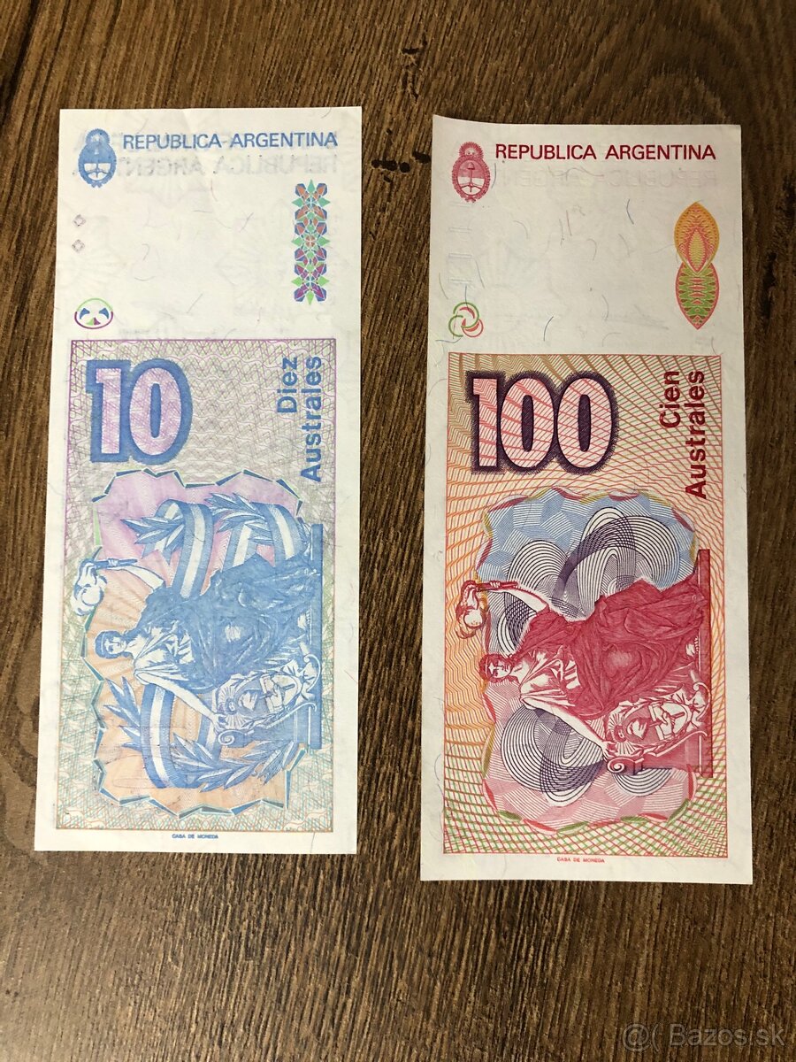 Bankovky RÔZNE (SVET) 1 - 4