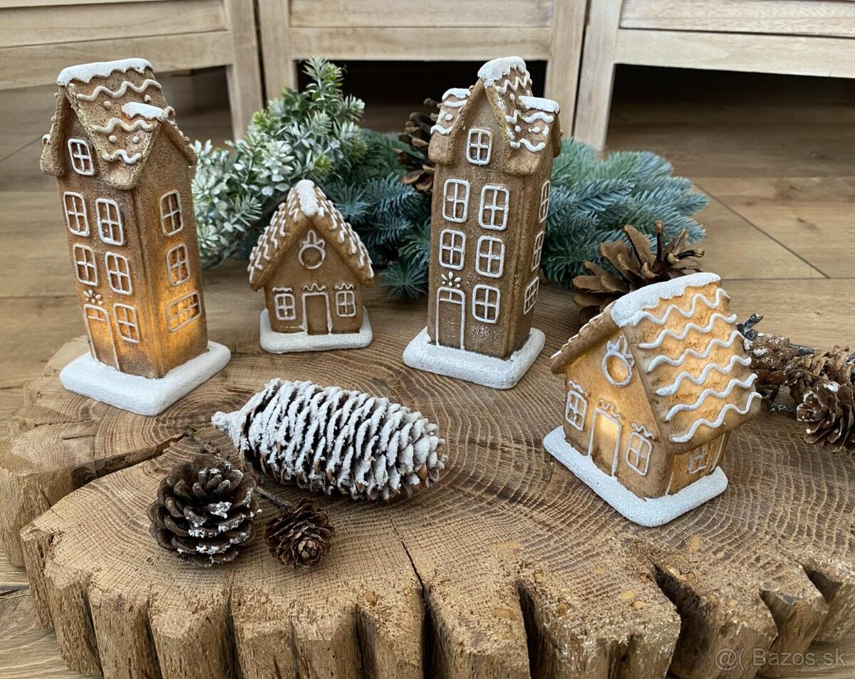 Led perníkový domček vyšší - 4