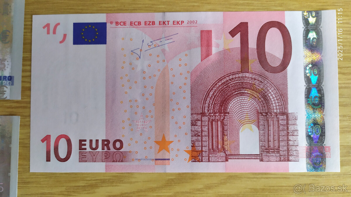 Nové € bankovky z roku 2002 - 4