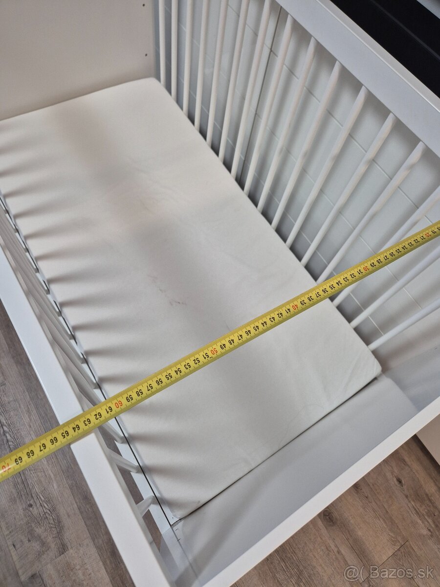 Drevená detská postieľka - 4