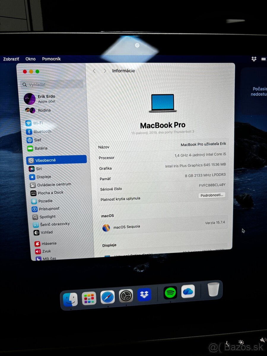 MacBook Pro 13” (128 GB / 8 GB RAM) Touch Bar - 4