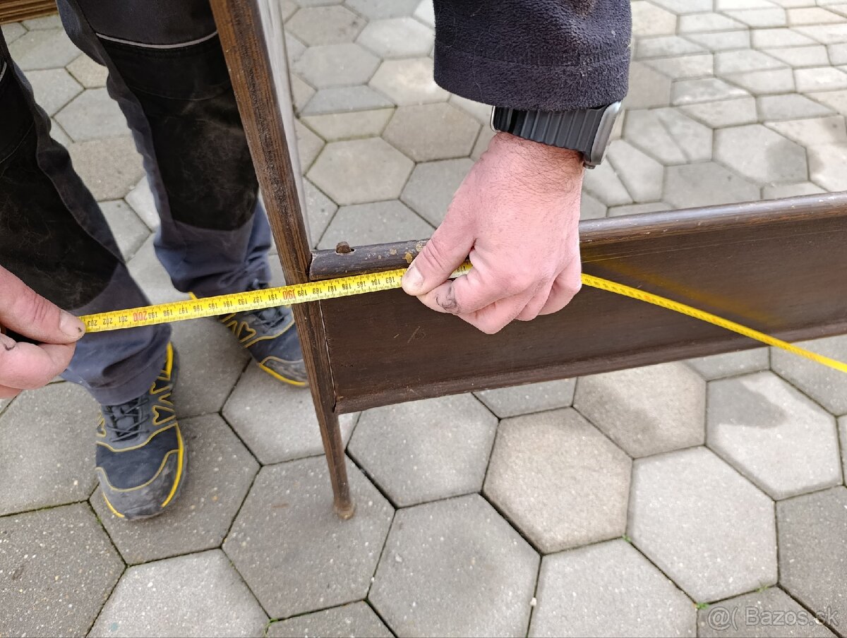 Kovová starožitna posteľ - 4