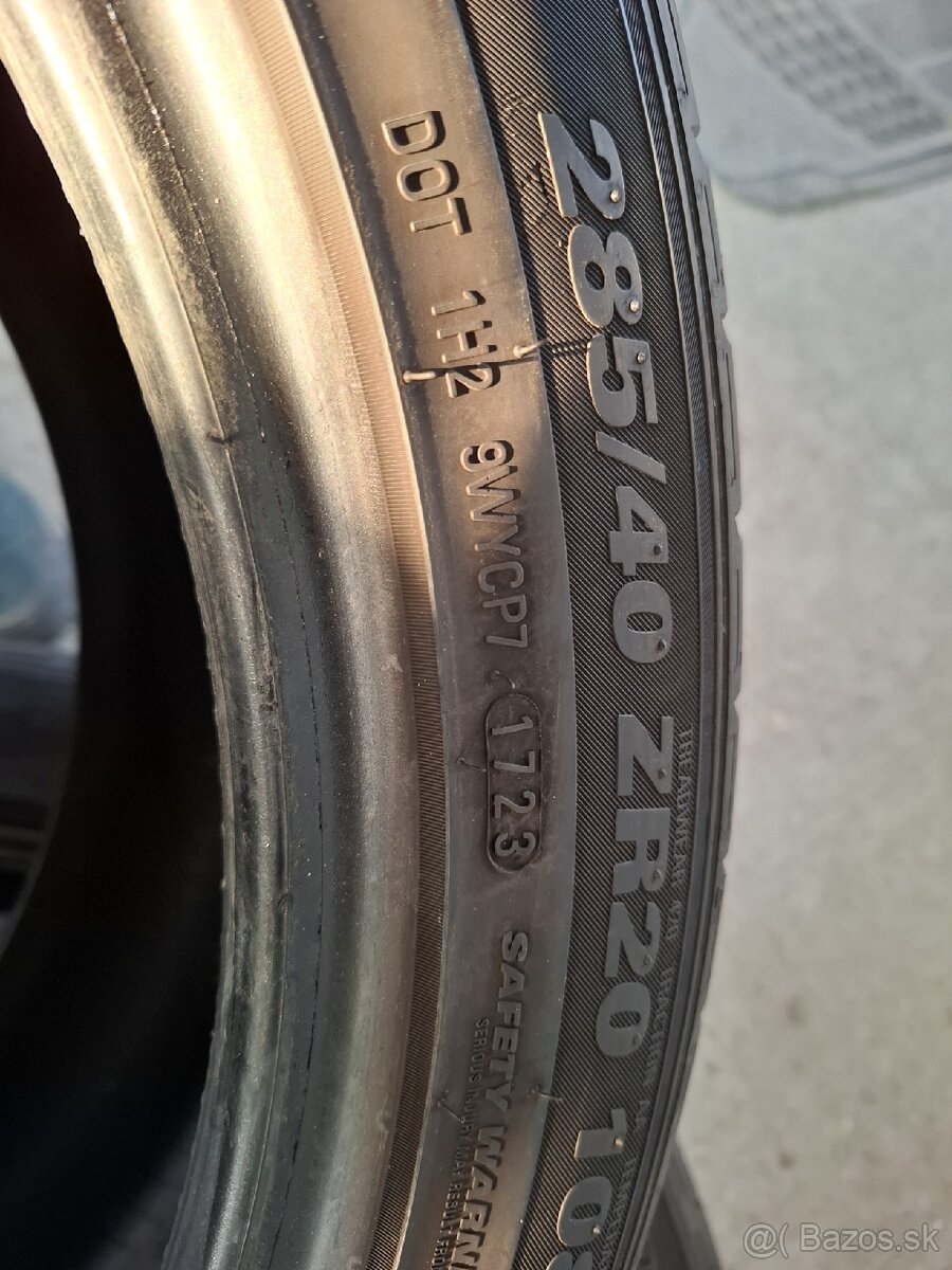 Letné pneumatiky 285/40 R20 - 4