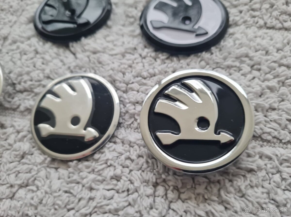 ŠKODA LOGO do volantu 43mm CHROM - 4