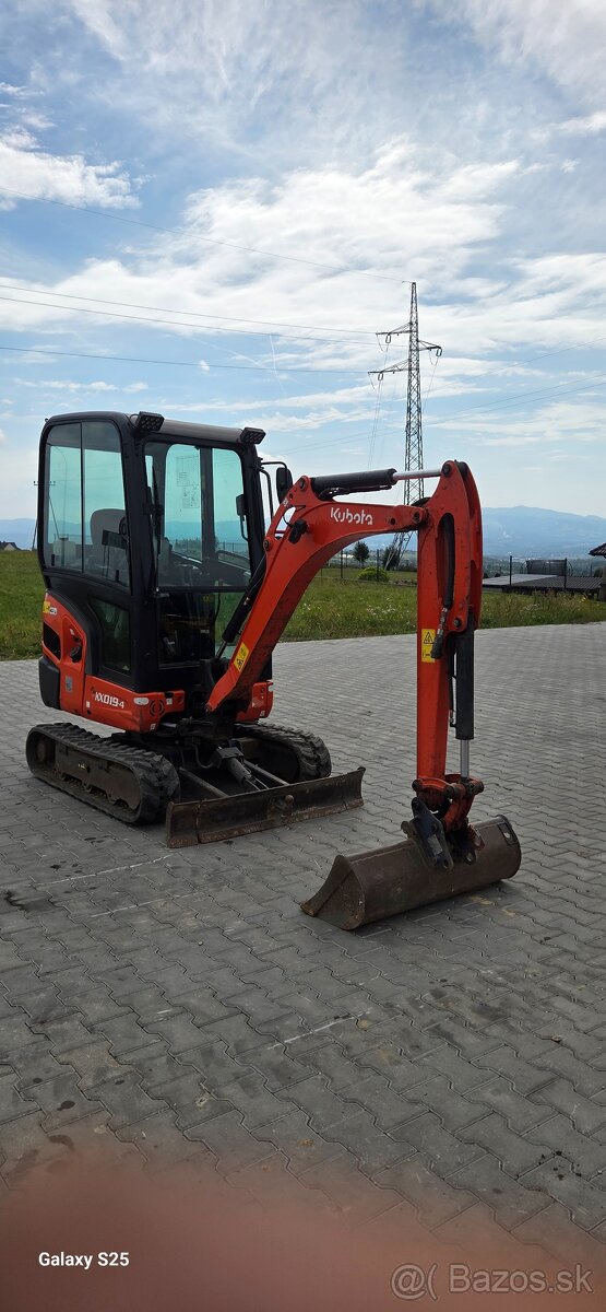 Minikoparka Kubota KX19-4 - 4