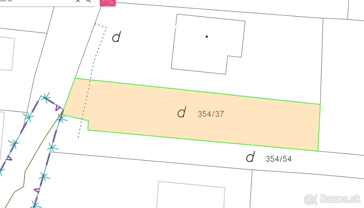 Stavebný pozemok v obci Gyňov, Košice okolie - 4