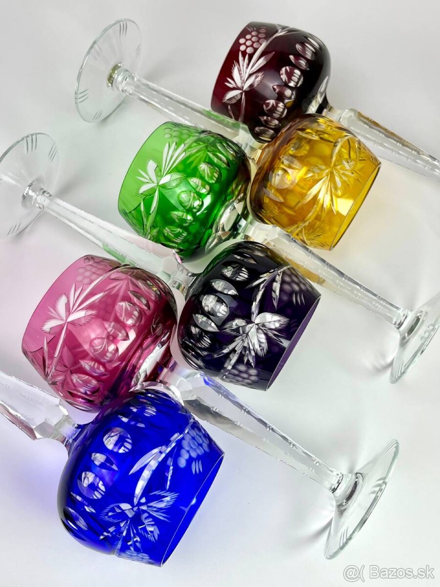 Krištáľové poháre na víno Lausitzer - 4