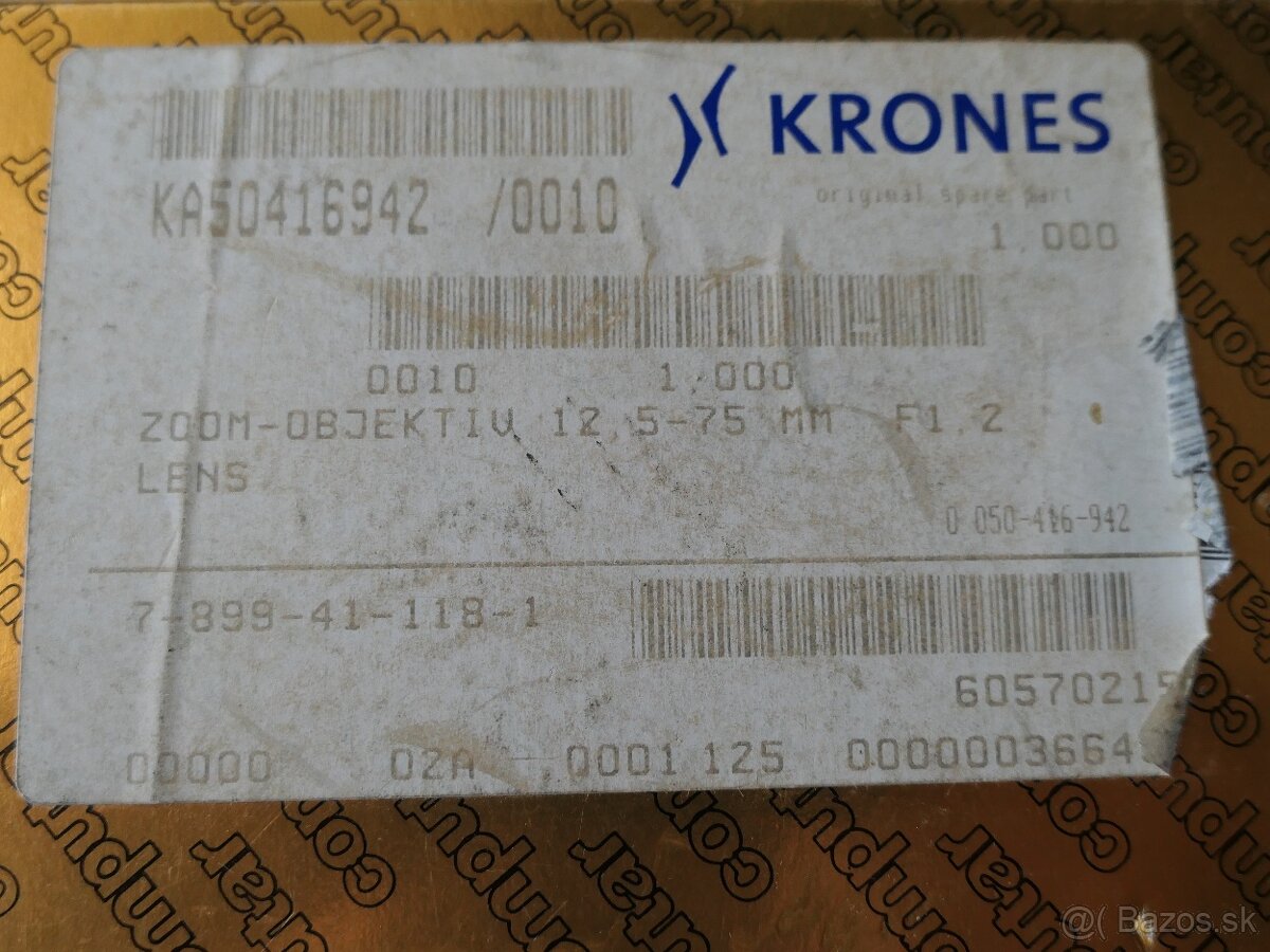 Computar 1:1.2/12.5-75 - 4