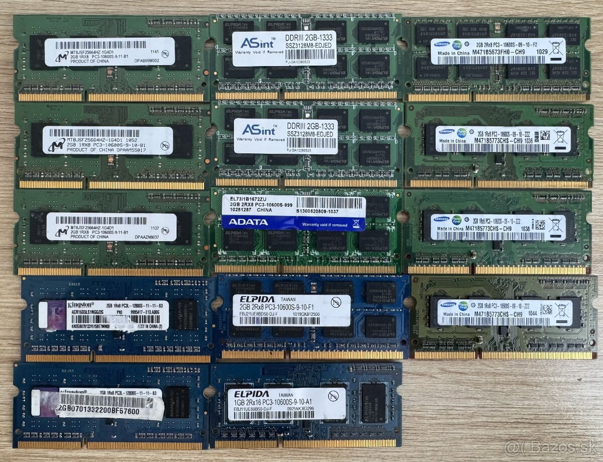 DDR2, DDR3, DDR4 pamäte do PC/NTB/Server - 4