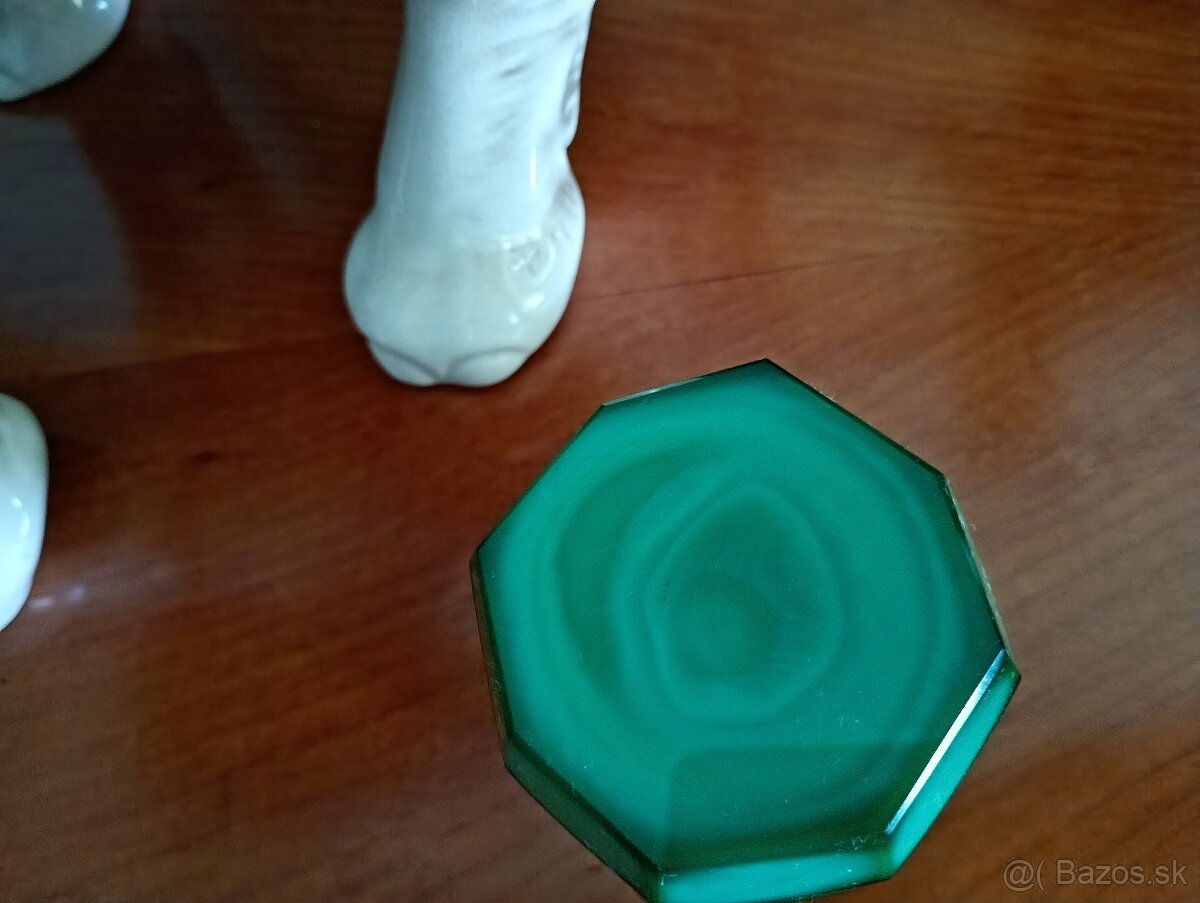 Malachitové Jade sklo - 4