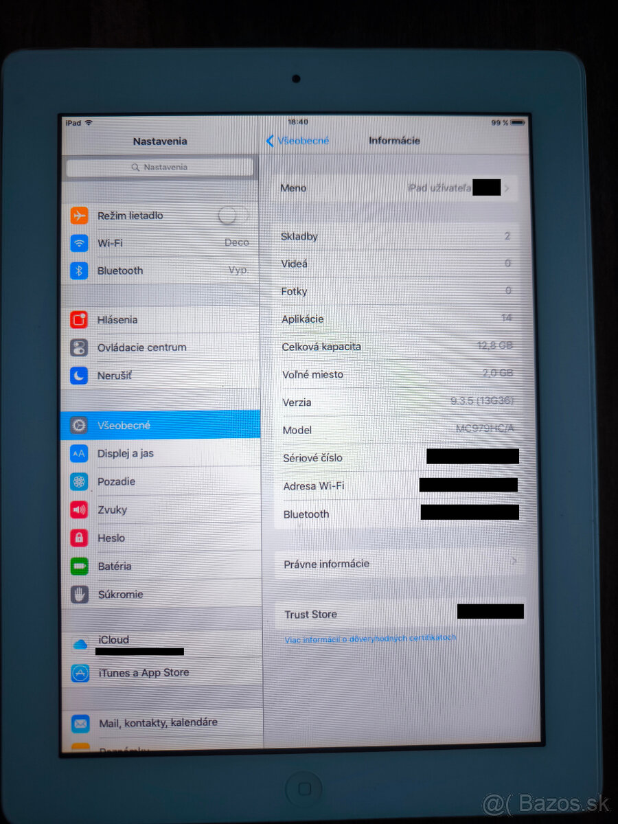 Predám Apple iPad 2 16GB White Wi-Fi – dobrý stav - 4