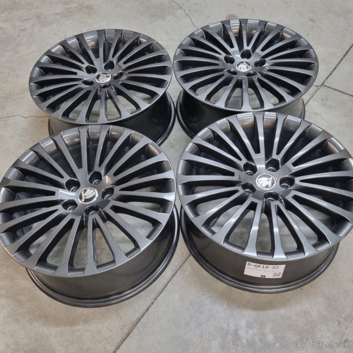 Hliníkové disky 5x112 R18 7,5J ET46 - 4