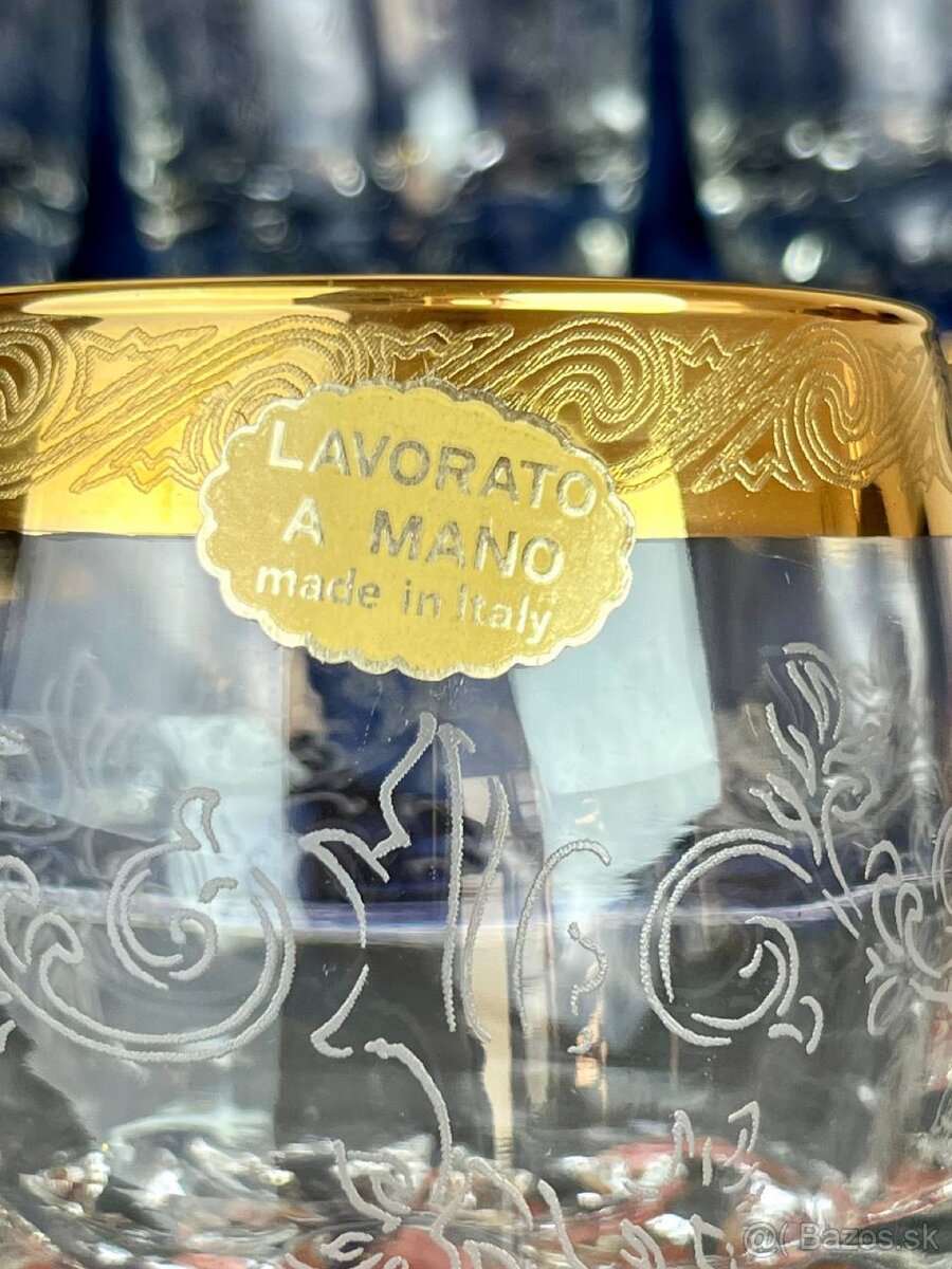 Sklenené poháre na whisky J Preziosi Lavorato A Mano - 4