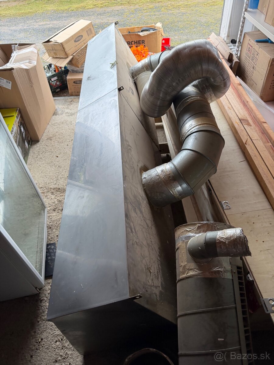 Predám profesionálny nerezový digestor + motor - 4