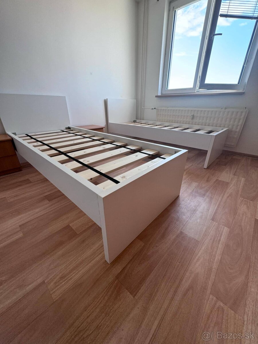 Predám kvalitné pevné jednolôžkové postele- NOVE - 4