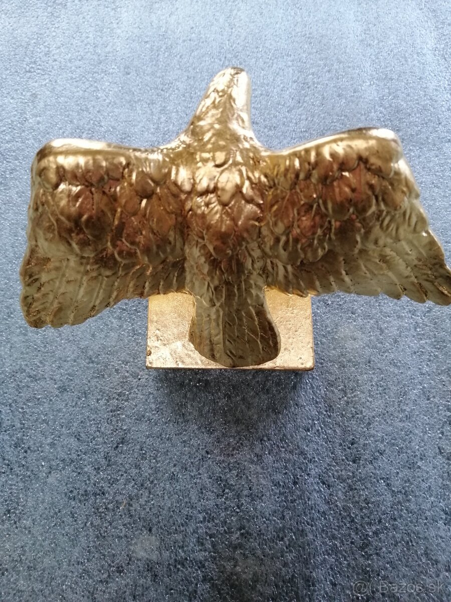 Pozlátená orlica na hodiny - 4