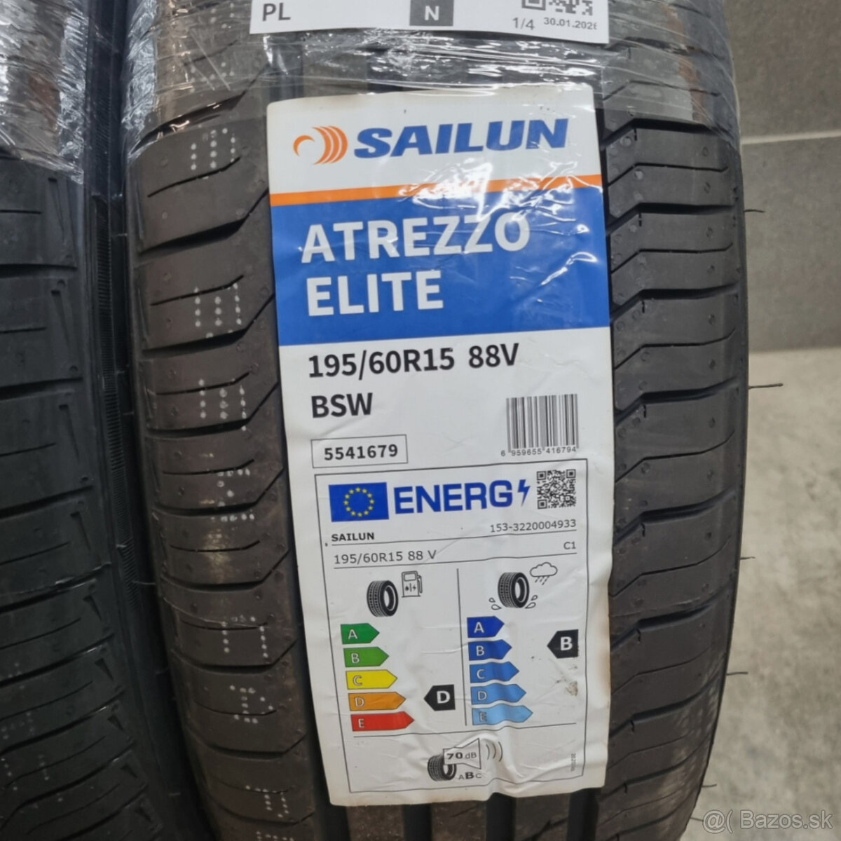 Letné pneumatiky 195/60 R15 SAILUN - 4