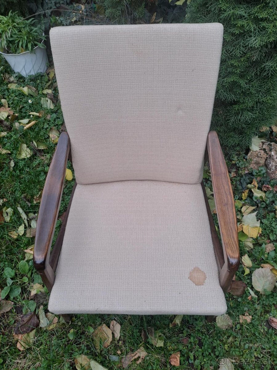 Krásne RETRO kreslo Jiří Jiroutek - 4